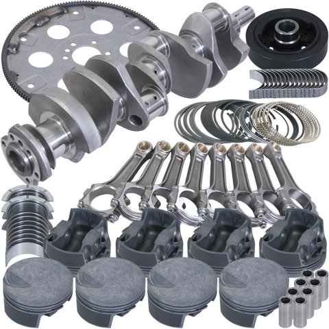 Eagle Chevy 454 4.250in Crank 6.385in I-Beam Rods -3cc Flat Top 4.320in Pistons Balanced Assembly