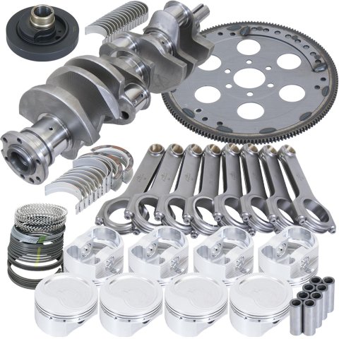 Eagle Oldsmobile 45 4.500in Crank 7.100in H-Beam -15cc Inv Dome 4.155in Pistons Balanced Assembly