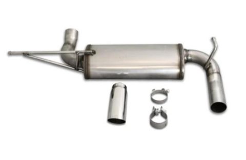JBA 07-18 Jeep Wrangler JK 3.8L/3.6L 304SS Single Rear Exit Axle Back Exhaust