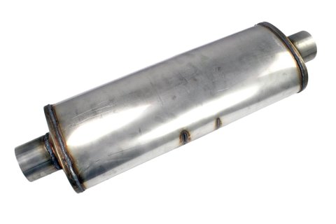 JBA Universal Chambered 304SS Muffler 22x8x5 3in Center/Center