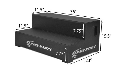 Race Ramps 36in. 2-Step Trailer Step