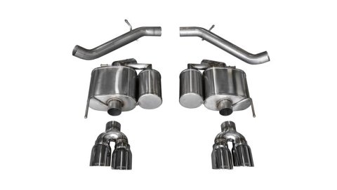 Corsa 2016-2019 Cadillac ATS-V 3.6T 4in Black Sport Axle-Back Exhaust