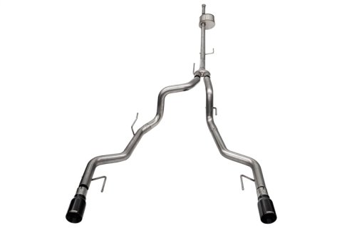 Corsa 2022-2025 Ford F-150 SuperCrew/5.5ft Bed 5.0L V8 Xtreme Cat-Back Dual Rear Exit-Black PVD
