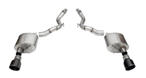 Corsa 2024+ Ford Mustang GT Sport Axle-Back Dual Rear Exit with 4.5in Black PVD Pro-Series Tips