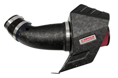 Corsa 2020-2025 Dodge Durango SRT Hellcat Carbon Fiber Air Intake w/ DryTech Forged CF - Black