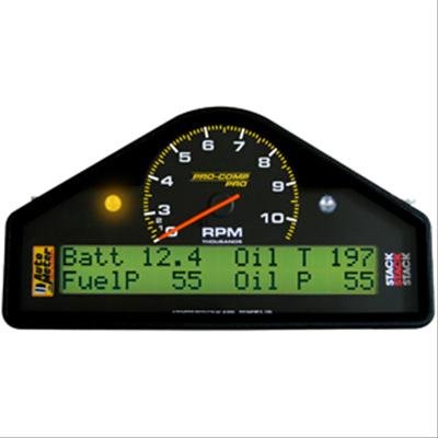 Autometer Pro-Comp Race Dash Display 0-3-10.5K RPM / MPH / FUELP / OILP / OILT / WTMP / VOLT