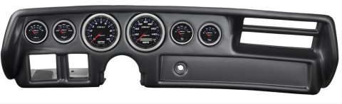 Autometer Cobalt 70-72 Chevelle/ El Camino/ Malibu Dash Kit 6pc Tach/ MPH/ Fuel/ Oil/ WTMP/ Volt