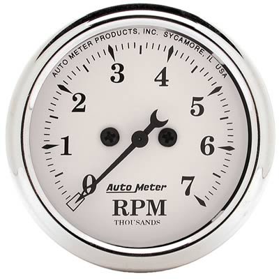 Autometer 2 1/16 inch 7000rpm Old Tyme Tachometer (52.4mm)