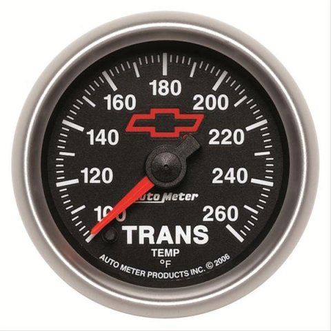 Autometer Full Sweep Electric 52mm 100-260 Deg. F Transmission Temperature Gauge