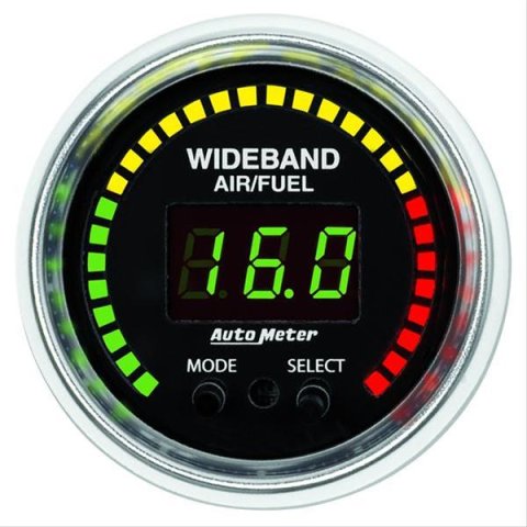 Autometer GS 52mm AFR or LAMBDA Digital Wideband Air/Fuel Ratio PRO Wideband A/F Kit