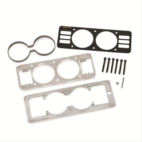 Autometer 87-93 Ford Mustang Black Dual Gauge Cage w/ Vents