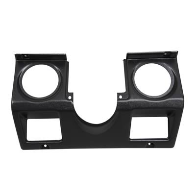 Autometer 87-95 Jeep Wrangler YJ 3-3/8in Tachometer/Speedometer Black Dual Cluster Bezel