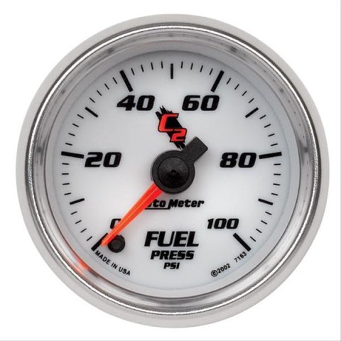 Autometer C2 52mm 100 PSI Electronic Fuel Pressure Gauge