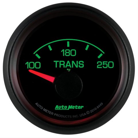 Autometer Factory Match Ford 52.4mm Short Sweep Electronic 100-250 Deg F Transmission Temp Gauge