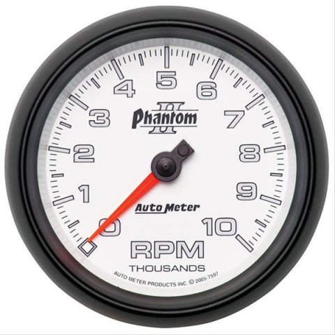 Autometer Phantom II 3-3/8in 10000 RPM In-Dash Tachometer
