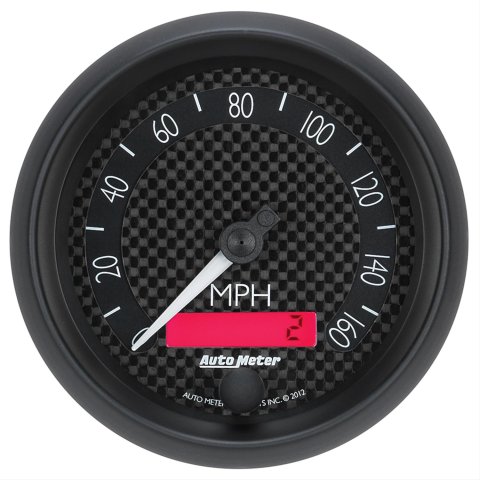 Autometer GT Series 3-3/8in In Dash 0-160 MPH Electronic Programmable Speedometer