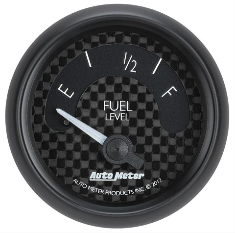 Autometer GT Series 52mm Short Sweep Electronic 73-10 ohms Fuel Level (For most Ford and Chrysler)