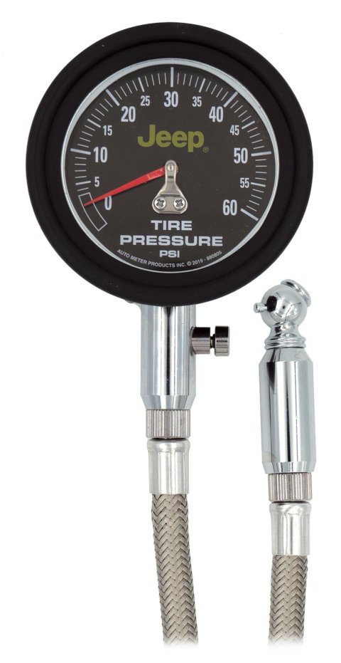 Autometer JEEP 0-60 PSI Analog Tire Pressure Gauge