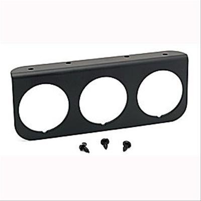 Autometer 2-1/16in Black 3-Hole Gauge Panel