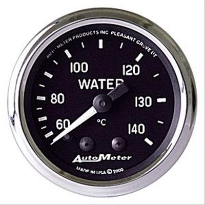Autometer Cobra 2-1/16 inch 60-140 Deg Celsius Mechanical Water Temperature Gauge