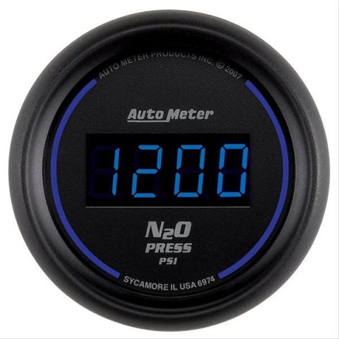 Autometer Ultra-Lite 2-1/16in 1600 PSI Digital Nitrous Pressure Gauge - Black