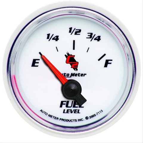 AutoMeter Gauge Fuel Level 2-1/16in. 0 Ohm(e) to 90 Ohm(f) Elec C2