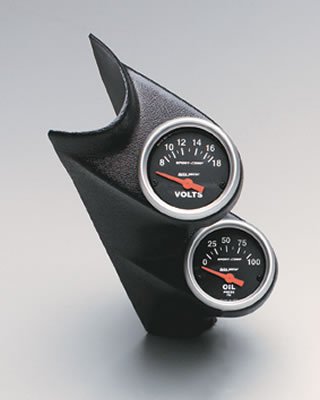 AutoMeter Gauge Mount A-Pillar Full Dual 2-1/16in. Ford Focus 00-01