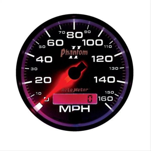 Autometer Phantom II 5in Electrical Programmable Speedometer 150MPH