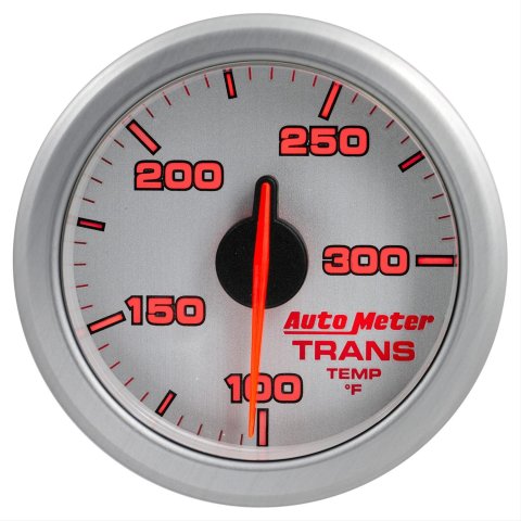 Autometer Airdrive 2-1/6in Trans Temperature Gauge 100-300 Degrees F - Silver