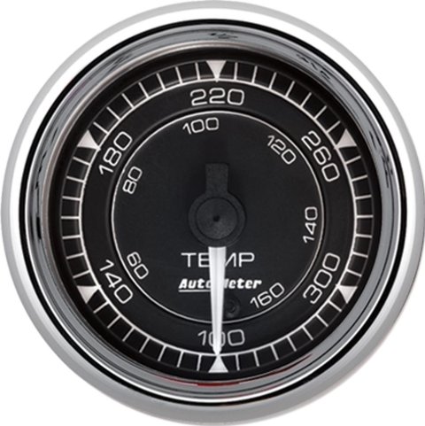 Autometer Chrono 2-1/16in 240 Degree Temperature Mechanical Gauge - Chrome