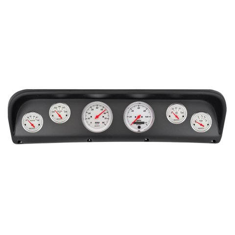 Autometer Arctic White Direct Fit Dash Kit 67-72 Ford F100 (2 x 3-3/8in. / 4 x 2-1/16in.)