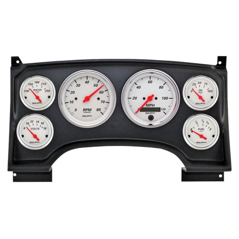 Autometer Arctic White Direct Fit Dash Kit 94-97 Chevy S10 Truck (2 x 3-3/8in. / 4 x 2-1/16in.)