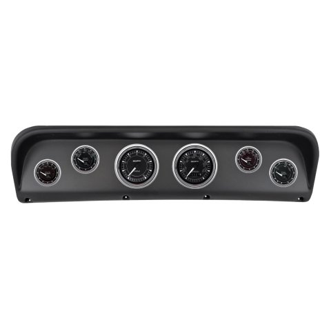 Autometer Chrono Chrome Direct Fit Dash Kit 67-72 Ford F100 (2 x 3-3/8in. / 4 x 2-1/16in.)