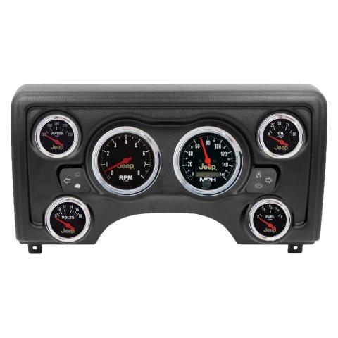 Autometer Jeep Direct Fit Dash Kit 97-06 Jeep TJ (2 x 3-3/8in. / 4 x 2-1/16in.)