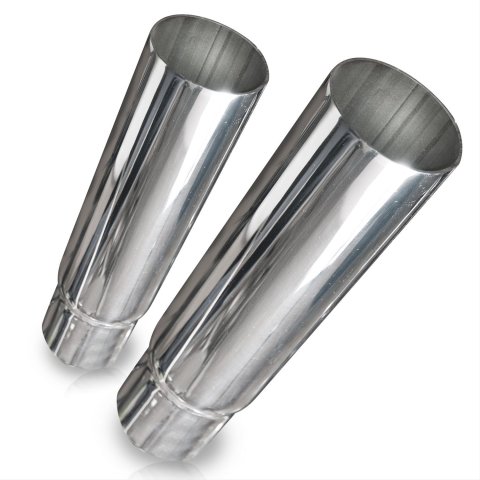 Stainless Works Straight Cut Resonator Tips 3in ID Inlet 3in Body
