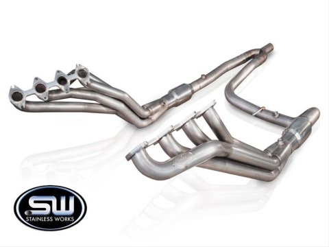 Stainless Works 2004-08 F150 5.4L Headers 1-3/4in Primaries 2-1/2in High-Flow Cats Y-Pipe