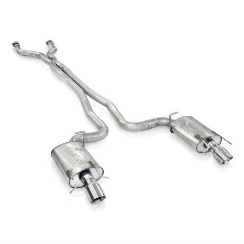 Stainless Works 2009-15 Cadillac CTS-V Sedan 3in Catback System X-Pipe Chambered Mufflers 4in Tips