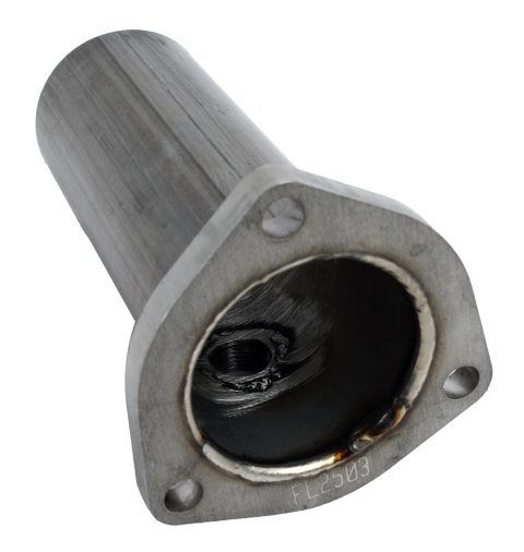 Stainless Works Collector Adapter 3-Bolt 2-1/2in OD Tubing 2-1/2in OD Outlet + O2 Bung