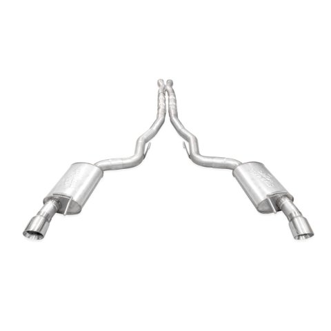 Stainless Works 2024 Mustang GT Catback Dual Tips Legend Sound X-Pipe Performance Connect Exhaust