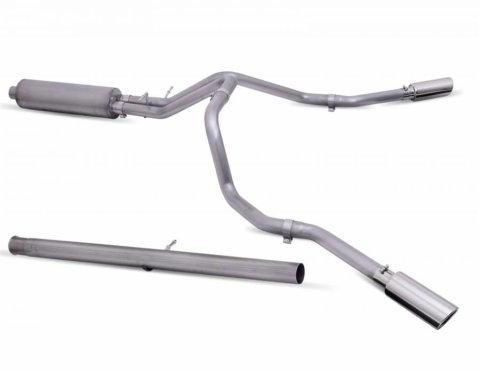 Gibson 19-22 GMC Sierra 1500 4.3L-5.3L Pickup 3in/2.5in Cat-Back Dual Extreme Exhaust - Stainless