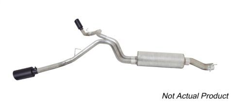 Gibson 19-23 Chevrolet Silverado/GMC Sierra 1500 4.3L-5.3L Crew Cab Black Elite Cat-Back Exhaust