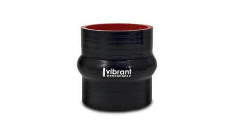 Vibrant Silicone Hump Hose Coupler 1.625in ID x 3.00in Long - Black