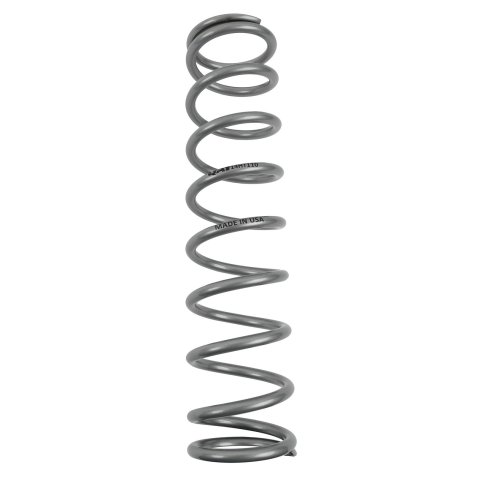 QA1 2-1/2in ID High Travel Spring - 14in Length x 110lbs/in - Silver Powder Coated