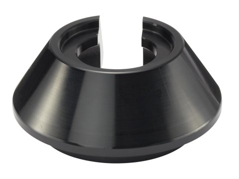 QA1 Coil-Over Spring Seat (2.5in Spring) - Cone - Black Anodized