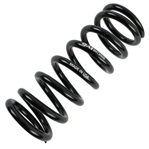 QA1 2-1/2in ID High Travel Spring - 9in Length x 300lbs/in - Black Powder Coated