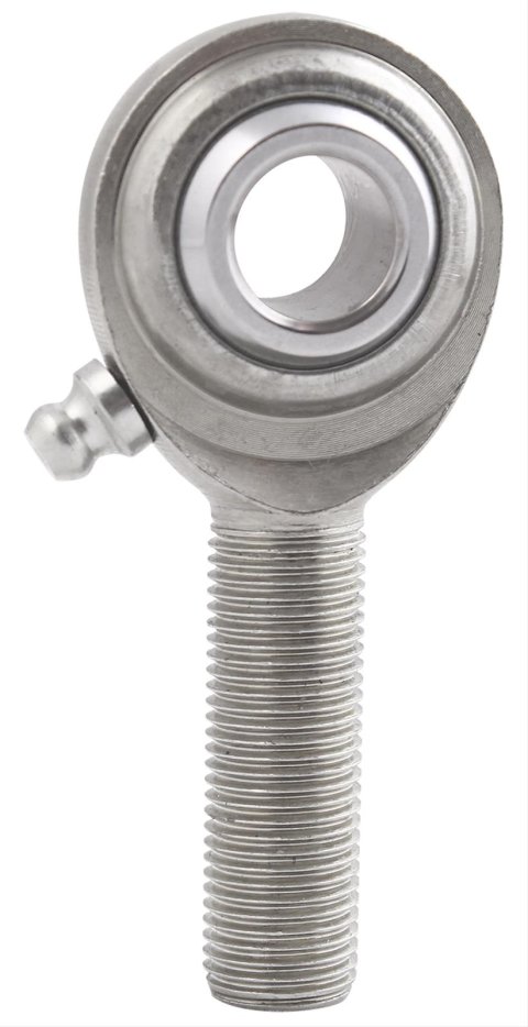 QA1 C Series 2-Pc Rod End - Male/Right Hand - .757in Bore x 3/4-16 w/Zerk - Carbon Steel