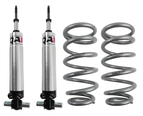 QA1 GM Pro Front Coil-Over System - Double Adj. - 10in x 350lbs/in - Pigtail - Aluminum