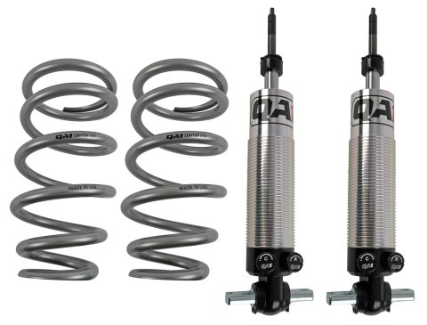 QA1 GM Pro Front Coil-Over System - Double Adj. - 10in x 400lbs/in - Flat Large - Aluminum