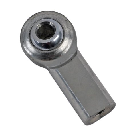 QA1 G Series 2-Pc Rod End - Female/Right Hand - .19in Bore x 3/16-24 - Stainless Steel w/PTFE