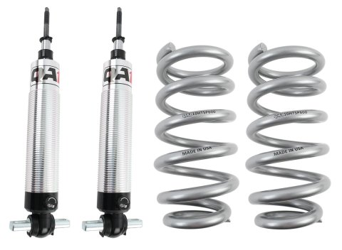 QA1 GM Pro Front Coil-Over System - Single Adj. - 10in x 600lbs/in - Pigtail - Aluminum